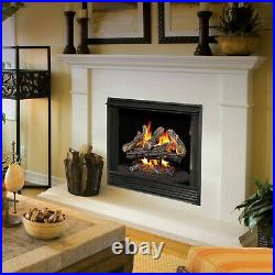 ProCom Vented Natural Gas Fireplace Log Set 18 in, 35,000 BTU, Model WAN18N-2