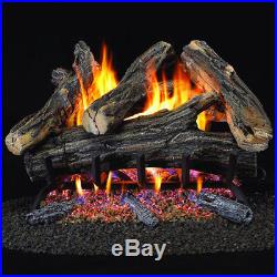 ProCom Vented Natural Gas Fireplace Log Set 24 in, 55,000 BTU, Model WAN24N-2