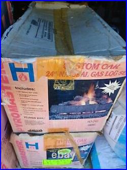 Pyromaster Custom Oak 24 Natural Gas Log Set
