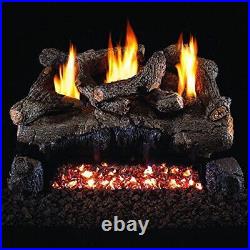 RH Peterson Real Fyre 18-inch Evening Fyre Log Set WithVent-free Electronic NG/LP