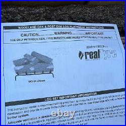 RH Peterson Real Fyre Woodland Vented Oak Log Set (Gas Logs) 24 LOGS ONLY