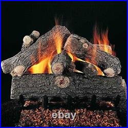 Rasmussen Prestige Oak Gas Fireplace Logs with 24 CS Burner