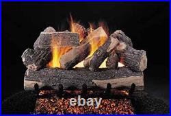 Rasmussen XF18 Natural Gas 18 CrossFire Vented Log Set with Match Lit Burner Kit