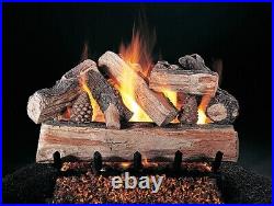 Rasmussen XF18 Natural Gas 18 CrossFire Vented Log Set with Match Lit Burner Kit