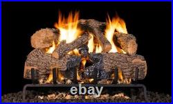 RealFyre Charred Angel Oak Log Set 24 with G31 Burner NG