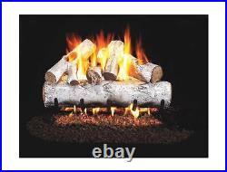 RealFyre White Birch Vented Gas Logs (W-24), 24-Inch White Birch (Logs Only)