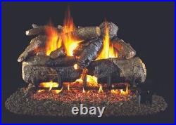 Real Fyre Charred American Oak Vented Gas Logs (CHAO-30) 30 inch