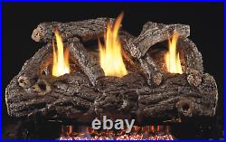 Real Fyre Forest Oak 24 Vent Free Gas Log Natural Gas Remote