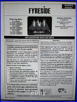 Real Fyre Fyreside Vent-Free Live Oak Gas Logs Only Live Oak 21 inch 71-VF9