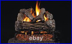 Real Fyre Golden Oak 12 Vented Gas Log Natural Gas