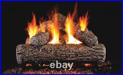 Real Fyre Golden Oak 30 Vented Gas Log Natural Gas with Variable Remote Control