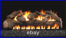 Real Fyre Mammoth Pine 48 Vented Gas Log Natural Gas with Remote Control