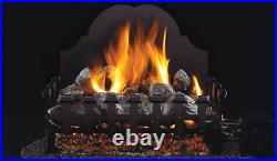 Real Fyre Old English Coal Grate withCoals VG418C Standard 18 Vented Gas Log Set
