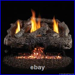 Real Fyre Peterson Charred Frontier Oak Gas Log Set (Non-Vented)