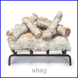 Real Fyre, part# MBW-18, 18 in. Mountain Birch Log Set Vented NEW