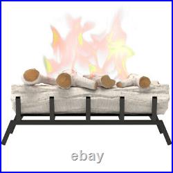 Regal Flame 24 Ethanol Fireplace Log Set With Burner Insert From Gas Logs Birch