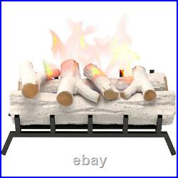 Regal Flame 24 Ethanol Fireplace Log Set With Burner Insert From Gas Logs Birch