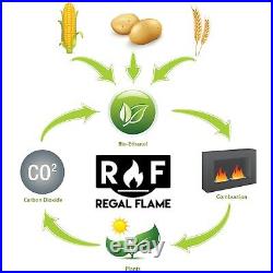 Regal Flame Oak 18 Bio Ethanol Ventless Fireplace Convert Gas Log Insert Set