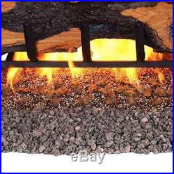 Remington 24 Backwoods Split Vented 55,000 BTU Natural Gas Log Burner(Open Box)
