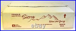 Sierra AGA Certified Bi-Flo Burner Kit 24 AP Vented Gas Log Grate/Lava Rock LP