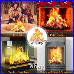 Small Size Gas Fireplace Logs White Birch Fireplace Logs 6piece Ceramic Wood Gas