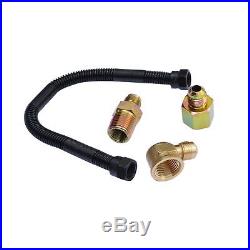 Stanbroil 3/8 X 12 Non-Whistle Flexible Flex Gas Line Connector Kit for NG