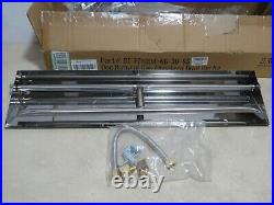 Stanbroil Stainless Steel Natural Gas Fireplace Dual Flame Pan Burner Kit 26.5