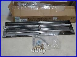 Stanbroil Stainless Steel Natural Gas Fireplace Dual Flame Pan Burner Kit 26.5