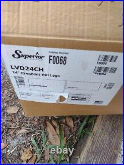 Superior LVD24CH 24 Crescent Hill Vent Free Gas Log Set- LOGS ONLY