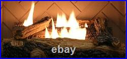 SureHeat Emberside 18 Oak Vent Free Fireplace Dual Burner and Logs Propane / LP