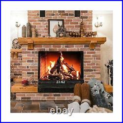 Uniflasy 10 Pcs Gas Fireplace Log Set, Ceramic Wood Fake Log for Firebowl, Pr