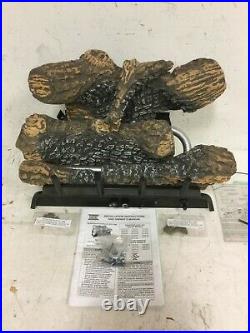 VFDR18LBN Flint Hill Ventless Log Set 18 with Burner Millivolt NG 28,000 BTUs