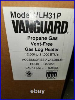 Vanguard Propane Gas Vent-Free Log Heater VLH31P