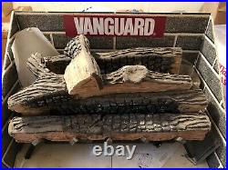 Vanguard Split Oak Vent Free Gas Log 24 Propane