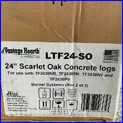 Vantage Hearth LTF24-SO 24 Scarlet Oak CONCRETE LOGS