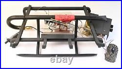 Vent Free Burner Pan Assembly 30 L/P Gas Millivolt Valve GB For Ceramic Logs