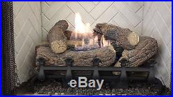 Vent-Free Logs, Monessen Mountain Cedar, With Remote, 18 inch, Nat Gas