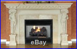 Vent Free Propane Gas Fireplace Logs Remote Savannah Oak 18 inch Propane Home