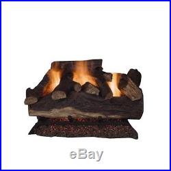 Vented Fireplace Logs Propane Natural Gas 18 inch Lanier Oak Log Fire Place New