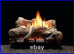 WHITE MOUTAIN HEARTH 18 FLINT HILL GAS LOG SET MILLIVOLT With REMOTE CONTROL